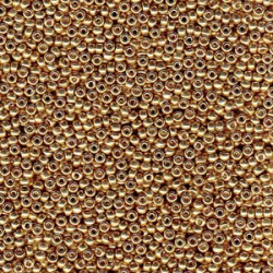 R15-4204 Rocaille 15/0 Galva Duracoat Champagne (x5gr) 