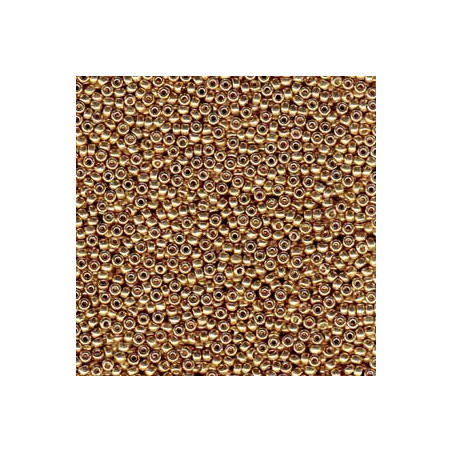 R15-4204 Rocaille 15/0 Galva Duracoat Champagne (x5gr) 