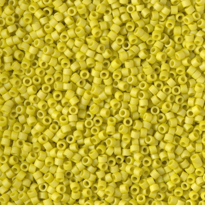 DB2283 DELICAS 11/0 GLAZED CITRON MAT (X5G) DB2283 DELICAS 11/0 GLAZED CITRON MAT (X5G)