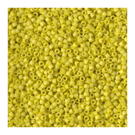 DB2283 DELICAS 11/0 GLAZED CITRON MAT (X5G)
