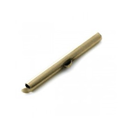 Embout Tube Bronze 40x4mm (x2)