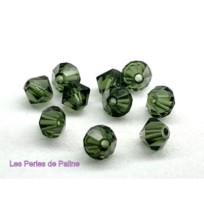Toupies 4mm Turmaline - réf. 5301 (x20) Toupies 4mm Turmaline - réf. 5301 (x20)