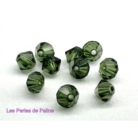 Toupies 4mm Turmaline - réf. 5301 (x20)