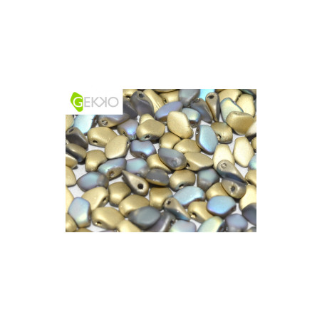 GEKKO 3 X 5 MM CRYSTAL GOLDEN RAINBOW MATTED (X5gr)