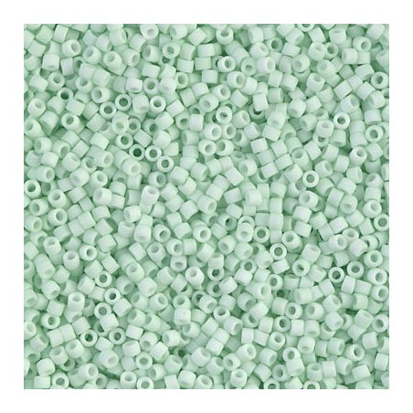 DB1516 Delicas 11/0 Opaque Matte Light Mint (x 5gr)
