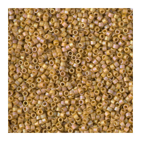 DB2303 DELICAS 11/0 GLAZED BEIGE MAT AB (X5G) 