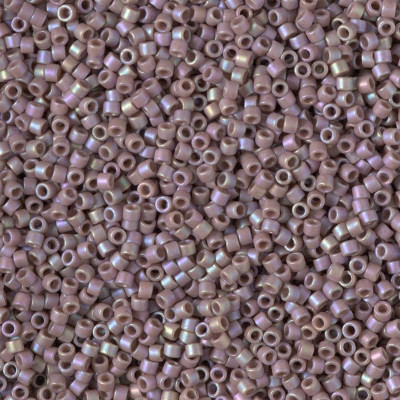 DB2321 DELICAS 11/0 GLAZED DARK BEIGE MAT AB (X5G) DB2321 DELICAS 11/0 GLAZED DARK BEIGE MAT AB (X5G)