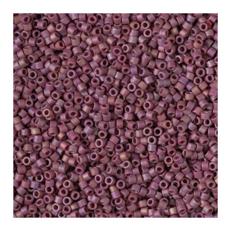 DB2308 DELICAS 11/0 GLAZED TRILLIUM RED MAT AB (X5G)  
