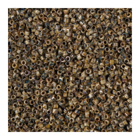 DB2267 Delicas 11/0 Opaque Brown Picasso (x 5gr) 