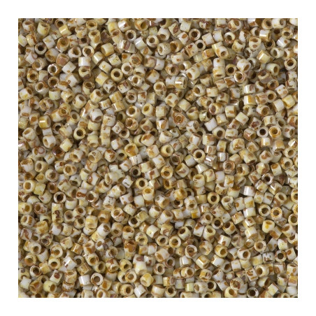 DB2262 Delicas 11/0 Opaque Yellow Picasso (x 5gr) 