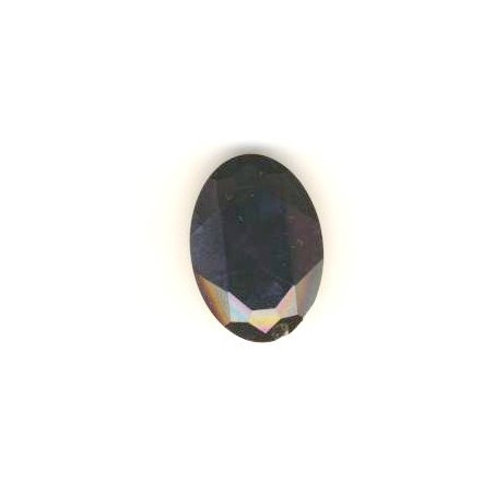 Cabochon oval 3127 30x22mm Jet (x1)