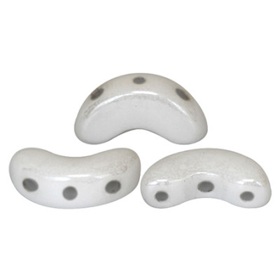 Perles Arcos® Par Puca® Opaque Ceramic Look White (5gr) Perles Arcos® Par Puca® Opaque Ceramic Look White (5gr)