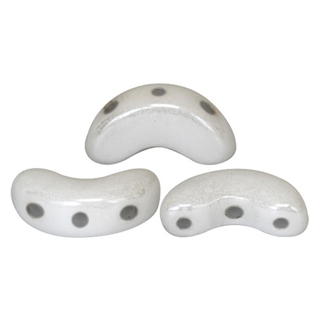 Perles Arcos® Par Puca® Opaque Ceramic Look White (5gr)  