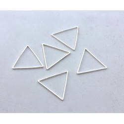 Support Triangle Argenté 10 mm (x1) 