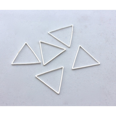 Support Triangle Argenté 10 mm (x1) 