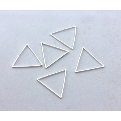 Support Triangle Argenté 10 mm (x1) Support Triangle Argenté 10 mm (x1)