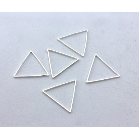 Support Triangle Argenté 10 mm (x1) 