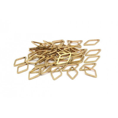 Support Losange Laiton 17X9mm (X1) Support Losange Laiton 17X9mm (X1)