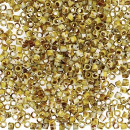 DBM-2262 Délicas 10/0 Turquoise Beige Picasso (x 5gr)  