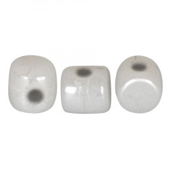 Perles Minos® Par Puca® Opaque White Ceramic Look (x5gr)  