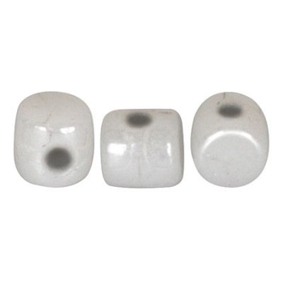 Perles Minos® Par Puca® Opaque White Ceramic Look (x5gr) Perles Minos® Par Puca® Opaque White Ceramic Look (x5gr)