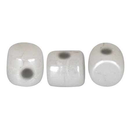 Perles Minos® Par Puca® Opaque White Ceramic Look (x5gr)  