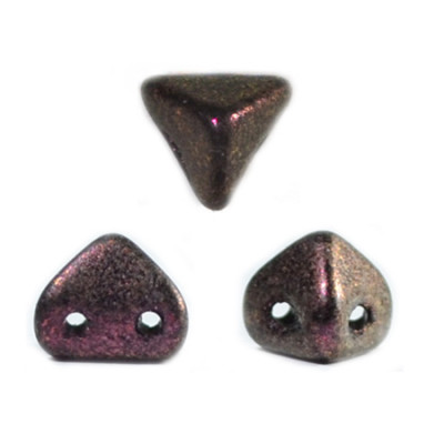 Perles en verre Super-Khéops® par Puca® 6 mm Met Mat DK Violet (x5g) Perles en verre Super-Khéops® par Puca® 6 mm Met Mat DK Violet (x5g)