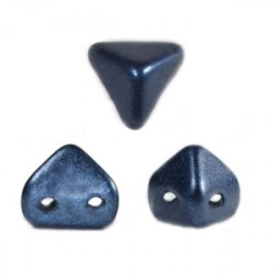 Perles en verre Super-Khéops® par Puca® 6 mm Met MAT DK BLUE (x5g) 