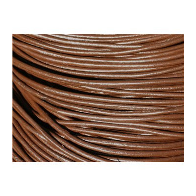 Cuir Marron Red 1.5mm (X1m) Cuir Marron Red 1.5mm (X1m)