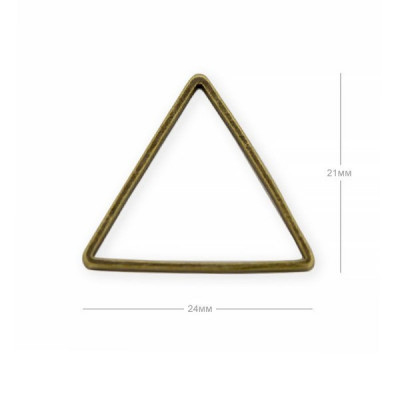 Support Triangle Bronze 24mm (x1) Support Triangle Bronze 24mm (x1)
