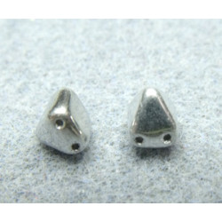 Perles Pyramides 6X6mm Crystal Labrador Full (x100)