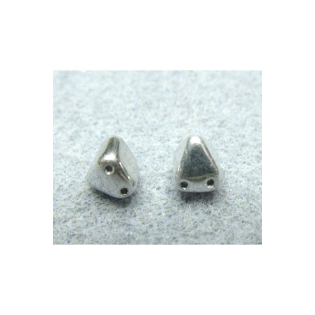 Perles Pyramides 6X6mm Crystal Labrador Full (x100)