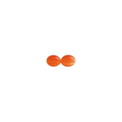 Oval Orange 1x0.8X0.4cm (X1)
