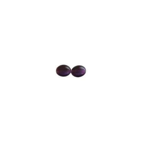Oval Amethyst 1x0.8X0.4cm (X1)