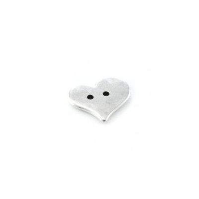 Bouton Coeur 20X17mm (X1) Bouton Coeur 20X17mm (X1)