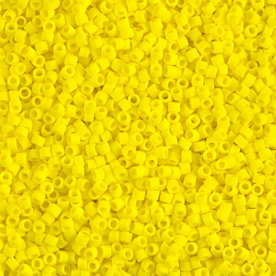 DB0751 Delicas 11/0 Opaque Matte Yellow (x 5gr) DB0751 Delicas 11/0 Opaque Matte Yellow (x 5gr)