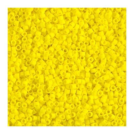 DB0751 Delicas 11/0 Opaque Matte Yellow (x 5gr) 