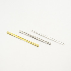 Intercalaire 15 rangs Doré 50X3.5X1,5mm (X1)  