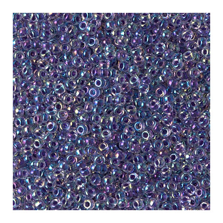 R11-0274 Rocailles 11/0 Amethyst Ld Crystal Ab(x 10gr)  