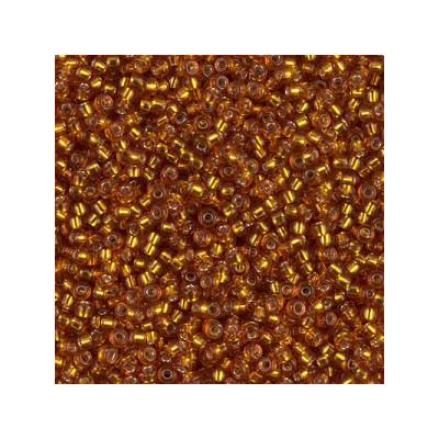 R11-2422 Rocailles 11/0 Silver Lined Topaz (x 10gr) R11-2422 Rocailles 11/0 Silver Lined Topaz (x 10gr)