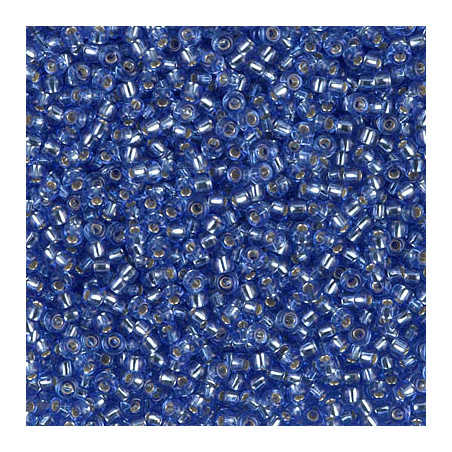 R11-2431 Rocailles 11/0 Silver Lined Dark Cornflower Blue (x 10gr) 