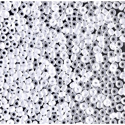R11-0131Fr Rocailles 11/0 Crystal Mat AB (x10gr) R11-0131Fr Rocailles 11/0 Crystal Mat AB (x10gr)