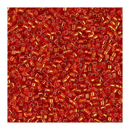 DB0043 Delicas 11/0 Silver lined Flame Red (x 5gr) 