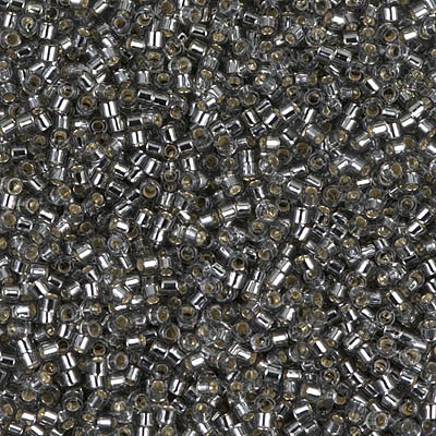 DB0048 Delicas 11/0 Silver lined Grey (x 5gr) 