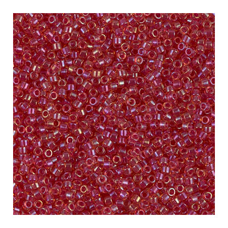 DB0062 Delicas 11/0 Lt Cranberry Topaz Luster (x5gr)