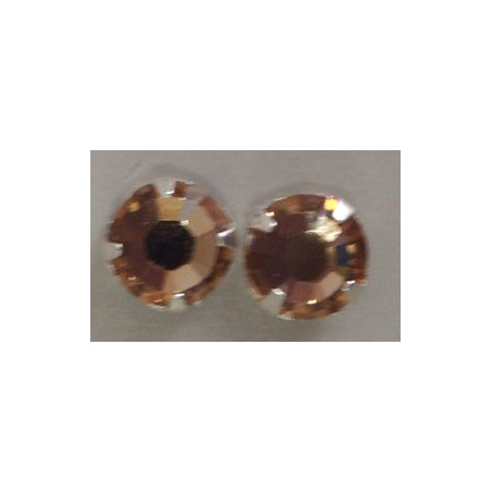 Strass a coudre 6MM golden shadow