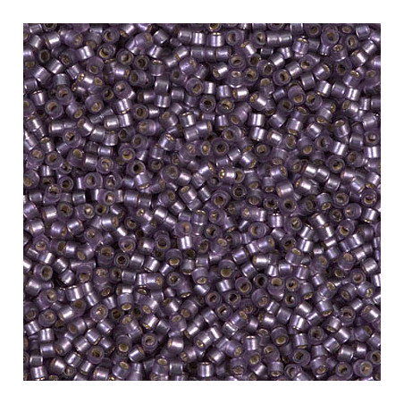DB0695 Delicas 11/0 Dyed Semi Mat Silver Mulberry (x 5gr) 