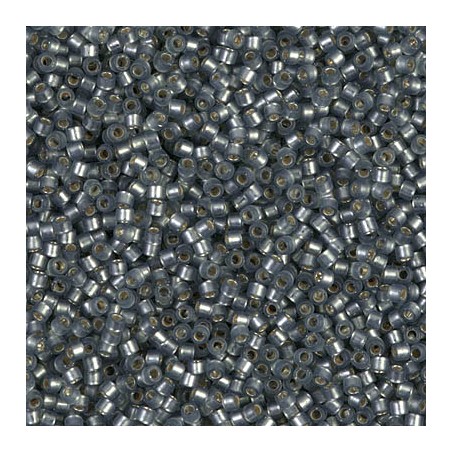 DB0689 Delicas 11/0 Died Semi Mat Silver Moss Green (x 5gr)  