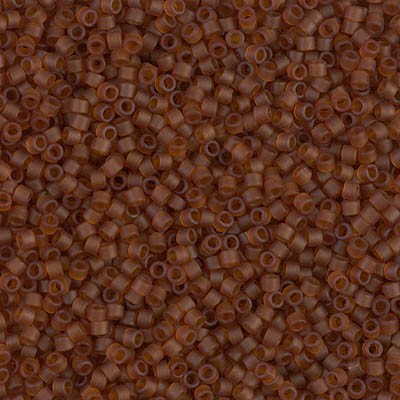DB0764 Delicas 11/0 Mat Transparent Dark Topaz(x5gr) DB0764 Delicas 11/0 Mat Transparent Dark Topaz(x5gr)
