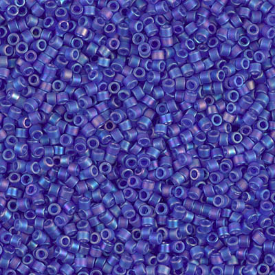 DB0864 Delicas 11/0 Mat Tr Blue Violet Ab (x 5gr) 